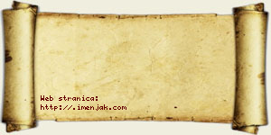 Isidora Pjevac vizit kartica